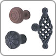 Cabinet Hardware - Wrought Steel Cabinet Knobs