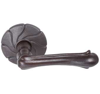 Emtek Art Nouveau Style Bronze Lever Door Handle