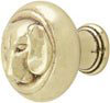 Emtek Beagle Brass Cabinet Knob in Polished Brass