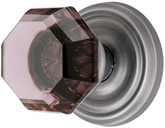 Emtek Crystal Old Town Violet Style Door Knob