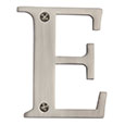 Emtek 6-inch Brass "E" House Letter in Satin Nickel