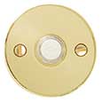 Emtek Disk Brass Doorbell Cover in PVD