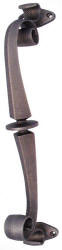 Emtek Scroll 18" Brass Door Pull