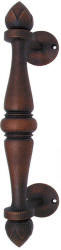 Emtek Spindle 18" Brass Door Pull