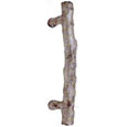 Emtek Twig Bronze 8" Door Pull in Silver Patina