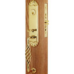 Emtek Valley Forge Brass Mortise Door Lock Set in PVD