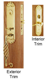 Emtek Valley Forge Brass Mortise Lock