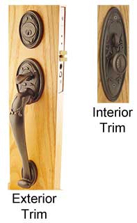 Emtek Naples Bronze Mortise Lock