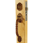 Emtek San Carlos Sectional Mortise Door Lock Set in Rust