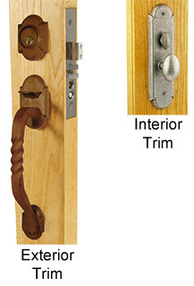 Emtek San Carlos Sectional Wrought Steel Mortise Lock