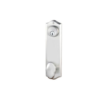 Emtek 9" Colonial Style Brass Door Handle-Plate