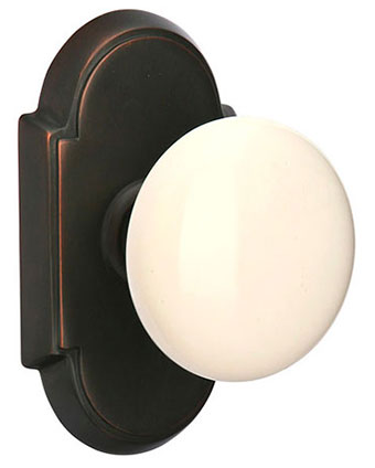 Emtek Almond Style Porcelain Door Knob