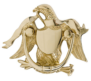 Brass Accents Eagle Knocker A04-K2000