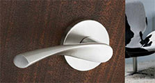 Modern Style Stainless Steel Emtek "Triton" Lever Door Handle