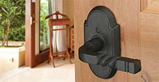 Rustic Style Wrought Steel Emtel "San Carlos" Lever Door Handle