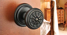 Tuscany Style Bronze Emtek "Petal" Door Knob