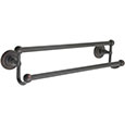 Emtek Brass Double Towel Bar in Oil Rubbed Bronze