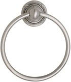 Emtek Brass Towel Ring in Satin Nickel