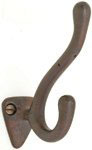 Emtek Sandcast Bronze Robe Hook in Medium Bronze