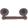 Emtek Sandcast Bronze Spring-Rod Toilet Paper Holder in Deep Burgundy