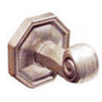 Emtek Tuscany Bronze Robe Hook in Silver Patina