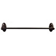 Emtek Tuscany Bronze Towel Bar in Medium Bronze