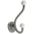 Emtek Wrought Steel Robe Hook in Satin Steel