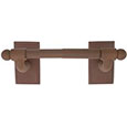 Emtek Wrought Steel Spring-Rod Toilet Paper Holder in Rust