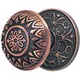 Emtek Lancaster Brass Door Knob in Oil Rubbed Bronze with Lancaster rosette