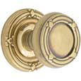 Emtek Ribbon & Reed Brass Door Knob