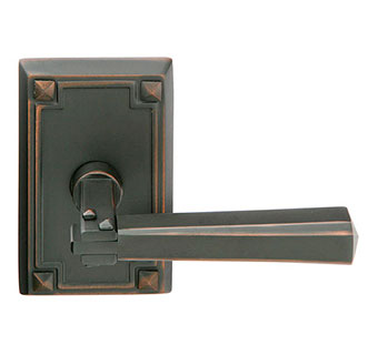 Emtek Arts & Crafts Style Brass Lever Door Handle
