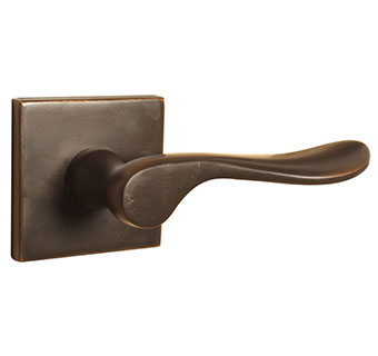 Emtek Modern Luzern Style Brass Lever Door Handle