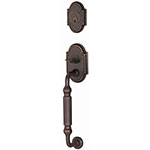 Emtek Knoxville Entry Door Handle Set in Oil Rubbed Bronze