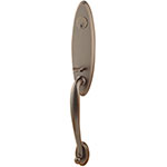 Emtek Marietta Entry Door Handle Set in Oil Rubbed Bronze