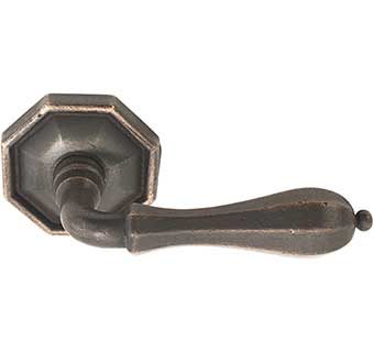 Emtek Octagon Style Bronze Lever Door Handle