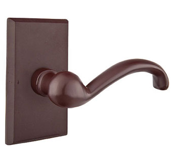 Emtek Teton Style Sandcast Bronze Lever Door Handle