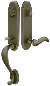 Emtek Remington Sandcast Bronze Entry Door Handle