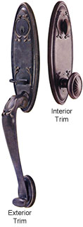 Emtek Tuscany Bronze Entry Door Handle