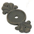 Emtek Bronze Backplate for Cabinet Knobs in Medium Bronze