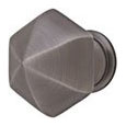 Emtek Brass Hexagon Cabinet Knob in Oil Rubbed Bronze