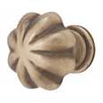 Emtek Brass Melon Cabinet Knob in French Antique