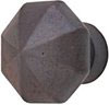 Emtek Octagon Bronze Cabinet Knob in Deep Burgundy