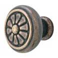 Emtek Petal Bronze Cabinet Knob in Medium Bronze