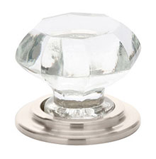 Emtek Old Town Clear Crystal Wardrobe Knob