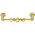 Emtek Spindle Brass Cabinet Pull in Polished Brass