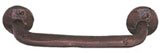 Emtek Rod Sandcast Bronze Cabinet Pull in Deep Burgundy