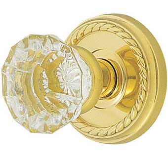 Emtek Crystal Astoria Clear Style Door Knob