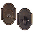 Emtek Knoxville Brass Deadbolt Door Lock in Oil Rubbed Bronze