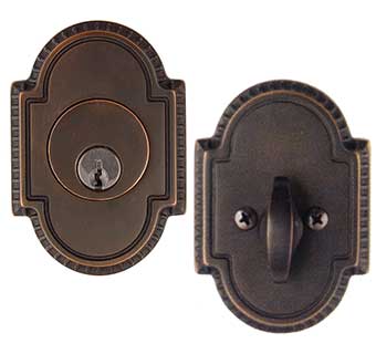 Emtek Knoxville Brass Deadbolt Door Lock
