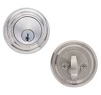 Emtek Low Profile Brass Deadbolt Door Lock